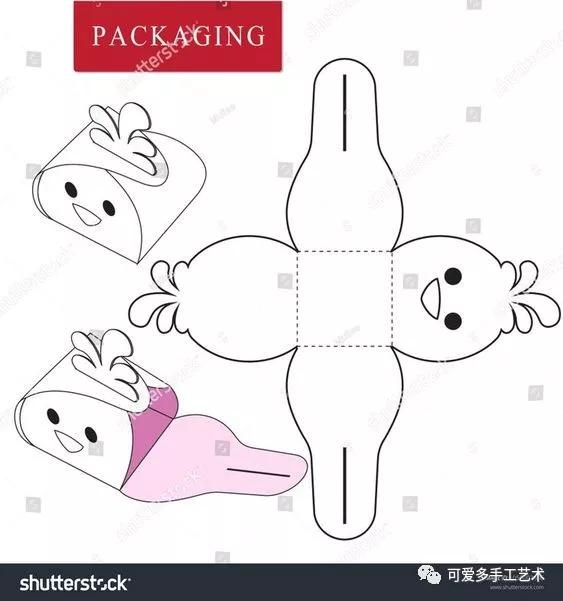 diy礼品盒花,大号礼品盒diy图案