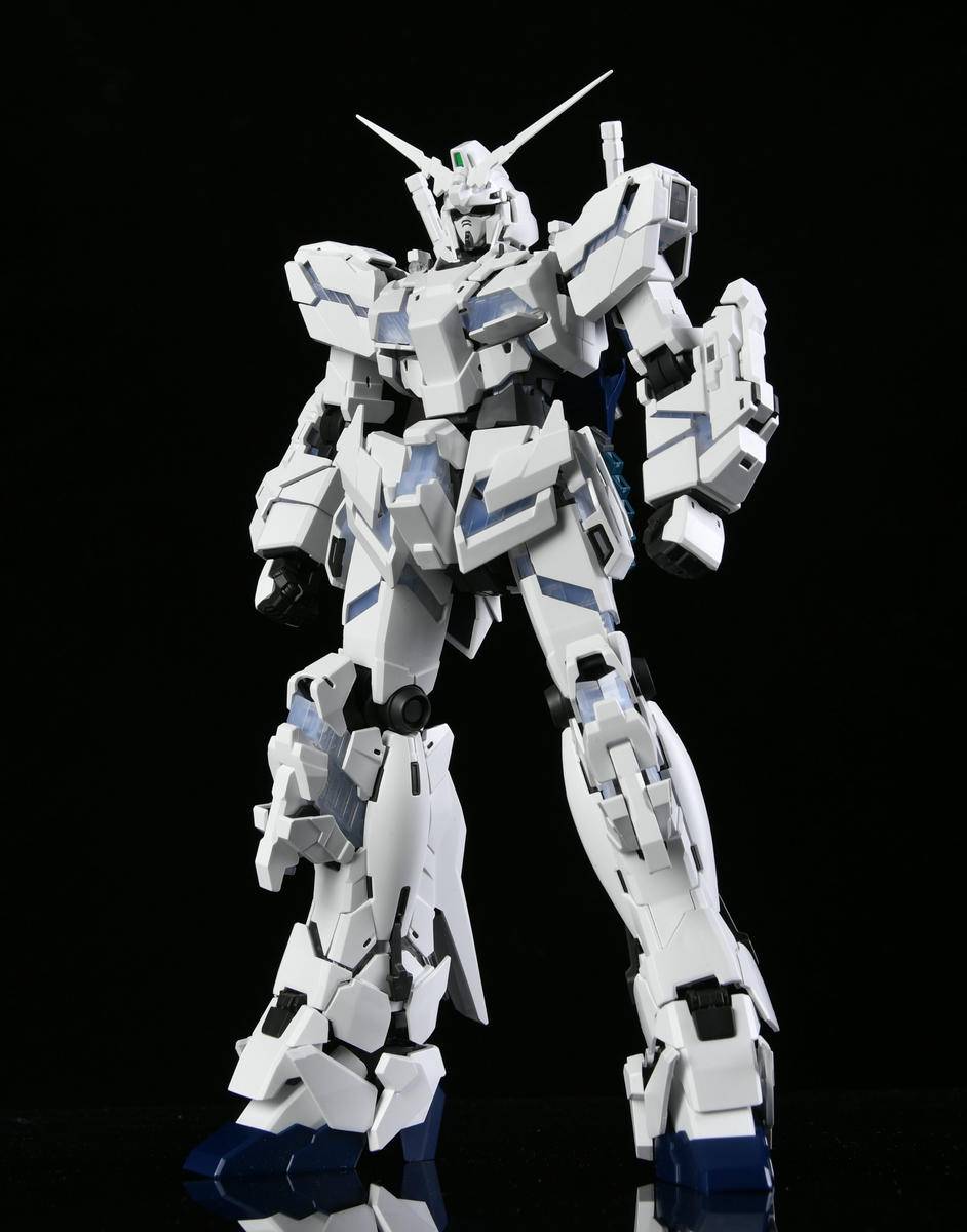 mgex独角兽高达测评,万代限定重炮高达mg开箱