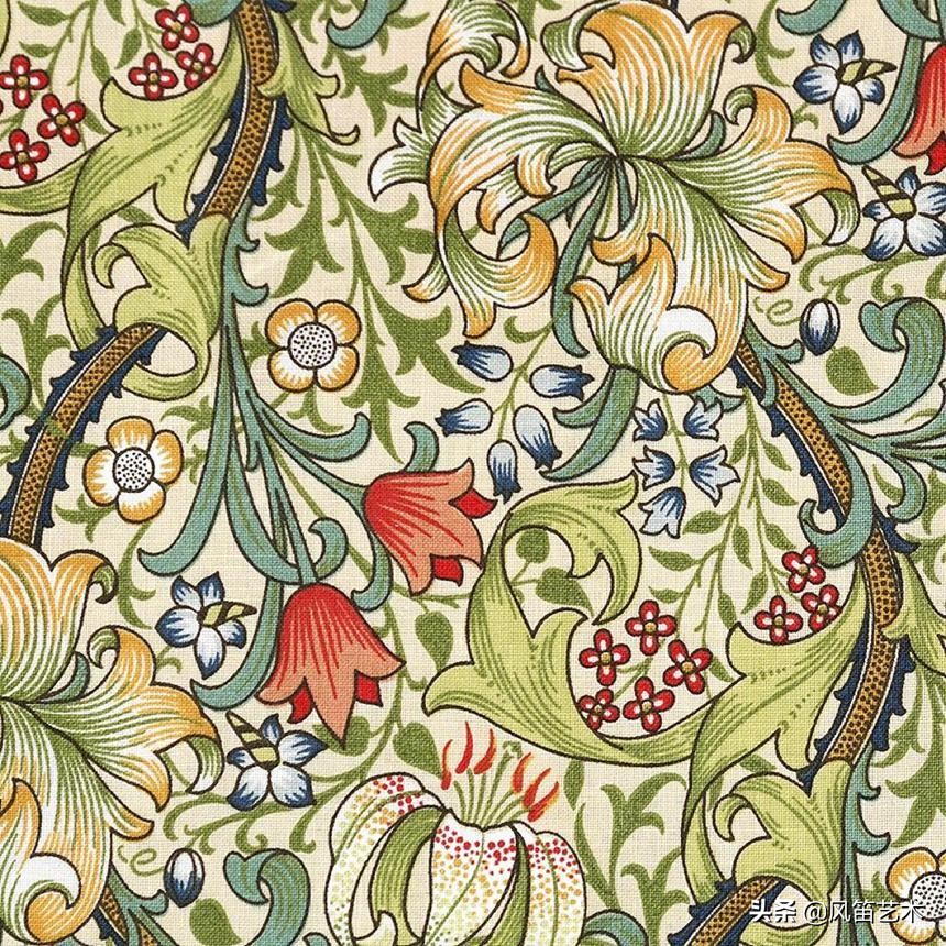 威廉莫里斯图案纹样 (威廉莫里斯图案特点)