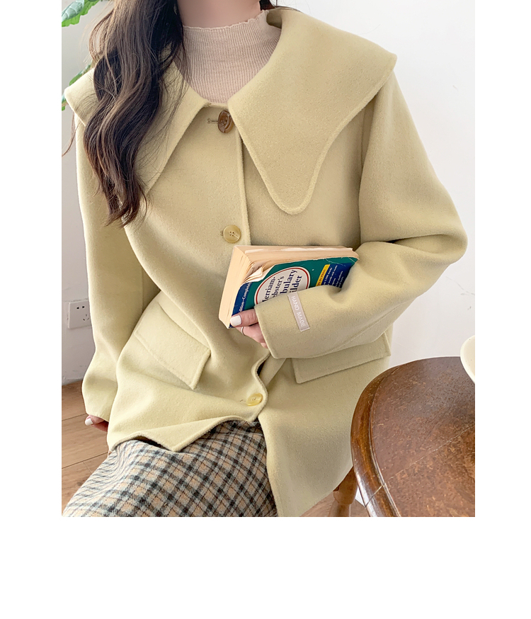 冬季简约毛呢外套穿搭,毛呢外套穿搭中短高端大气上档次