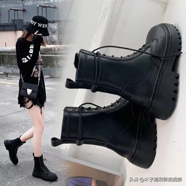 3515女士马丁靴品牌正品真皮,翻毛皮马丁靴女款爆款灰色