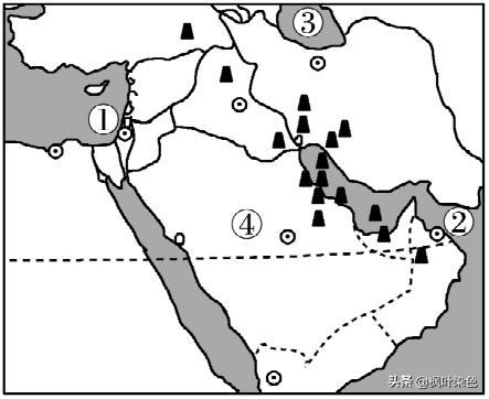 暑假一日一练习「初中地理」第1节第1节中东