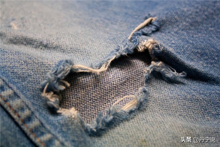 牛仔裤膝盖破洞制作,补牛仔裤膝盖大破洞针法