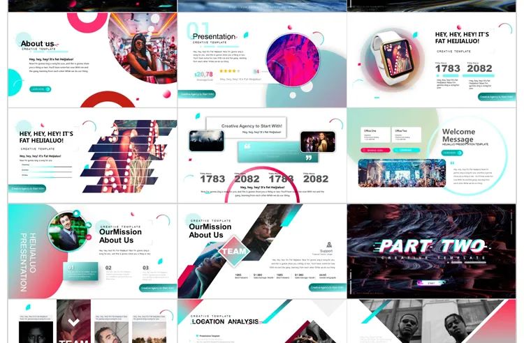 400套精简室内设计ppt,高大上的ppt设计图