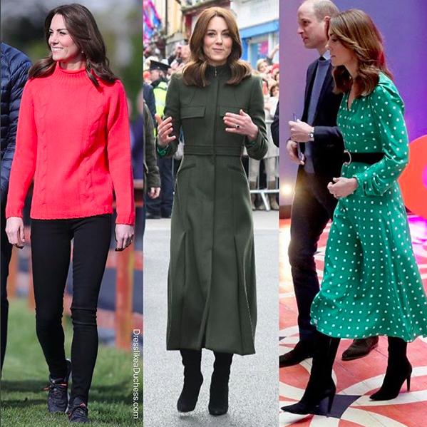 英国王妃凯特与戴安娜,英国凯特王妃状态对比