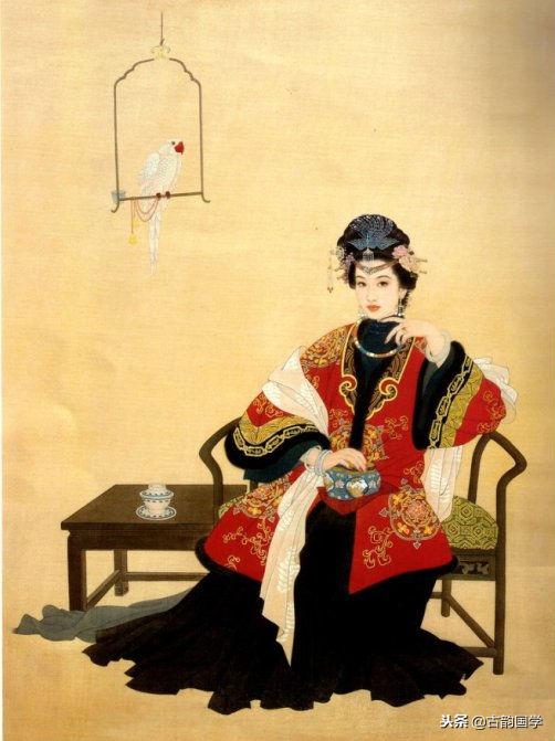 中国古典百美诗画（上）：一位佳丽一首古诗，可谓赏心悦目，收藏