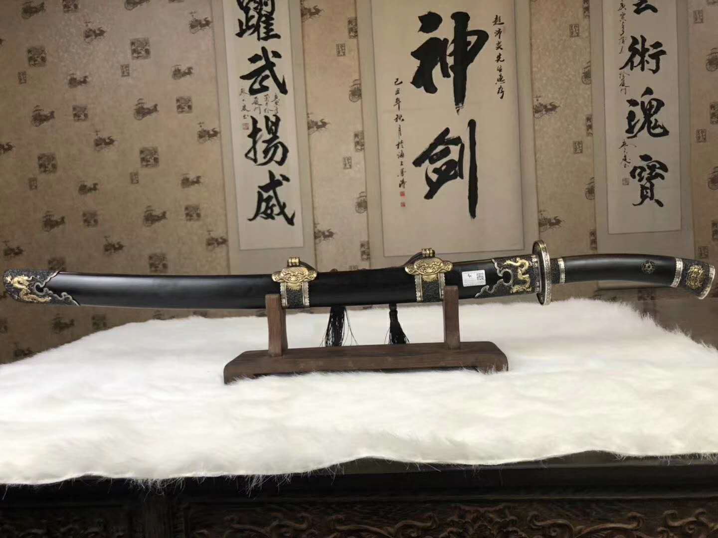 都说清刀长得丑？看完这把龙云清刀，告诉你什么叫帅气有特色！