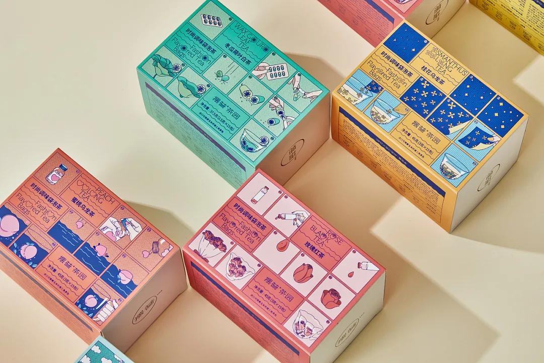 花茶包装的特色之处,养生花茶的包装