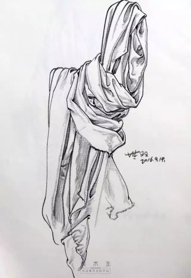 大块衣褶画法,衣褶不好看