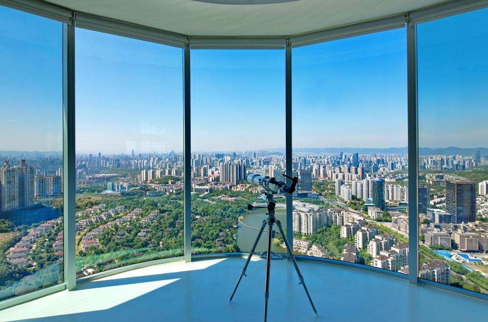 棕榈泉壹号楼,棕榈泉壹号会客厅实景图