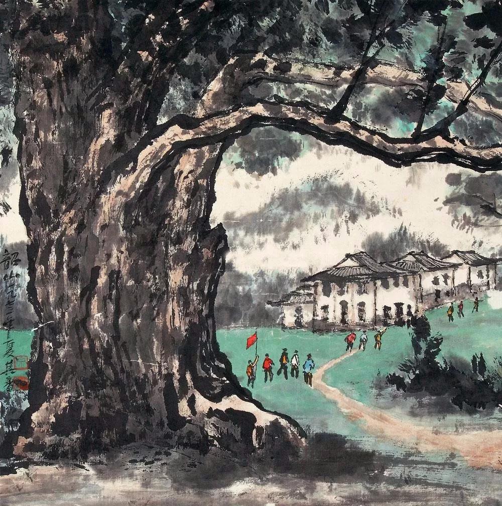 水墨画夜景欣赏,画夜景最好的中国画