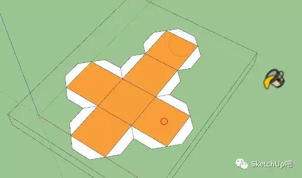 甲方：用SU把这堆盒子拆开，我要看背面