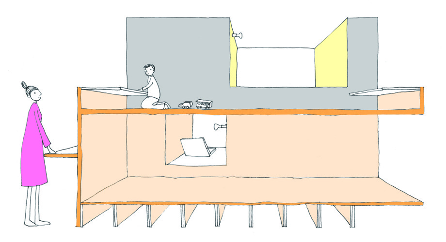 71平房子住6口人,4个孩子每人房间仅2㎡爬着进去,像睡在壁橱里