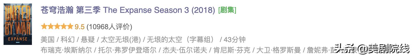 全球十大最好看的科幻美剧排名,超好看的科幻美剧强力推荐