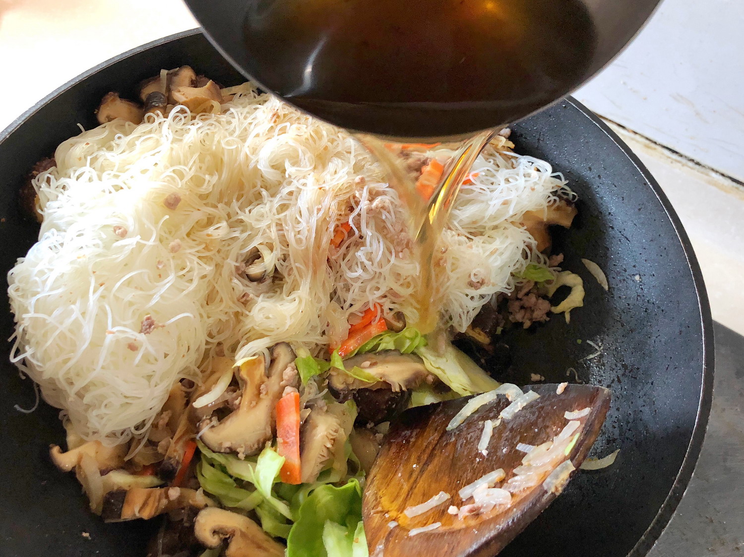 台湾炒米粉,台湾街头美食炒米粉