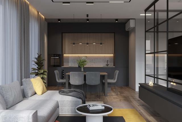 小户型卧室装修玻璃隔断,巧用玻璃隔断墙小户型秒变大空间