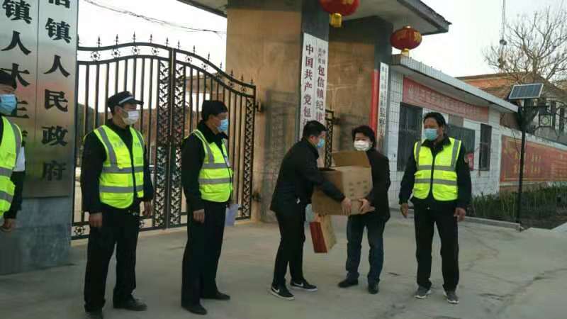 疫情不减温情息县包信镇爱心人士助力战“疫”