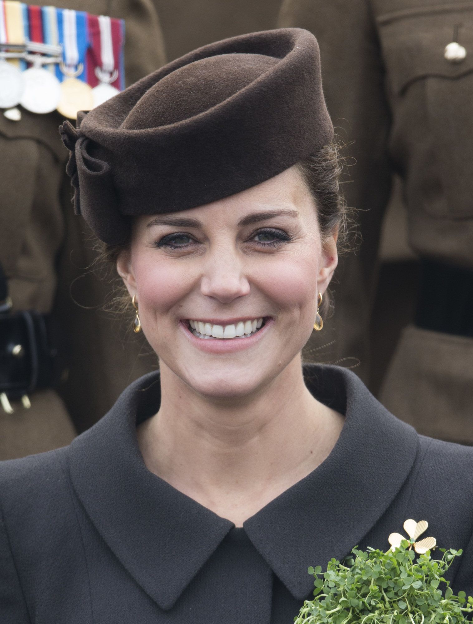 凯特王妃的英伦风帽子,凯特王妃戴礼帽的照片