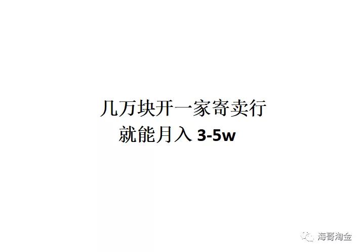 开寄卖行如何月入10万,100万开个寄售行一年赚多少