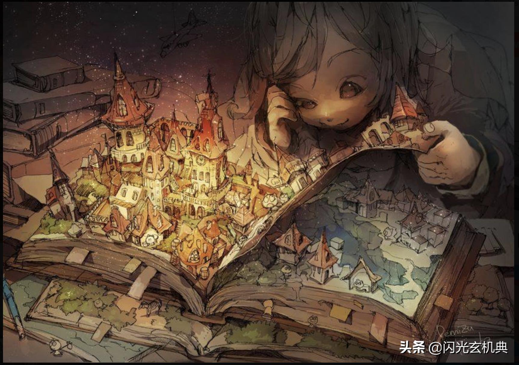 动漫画师笔下的《冒险小说》：原画描述中的奇特空间世界