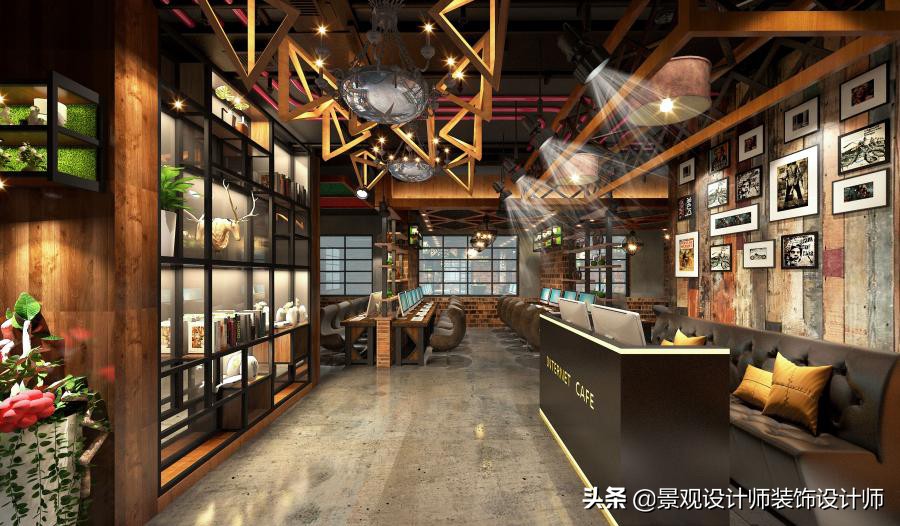 网咖设计效果图,网咖设计图哪找
