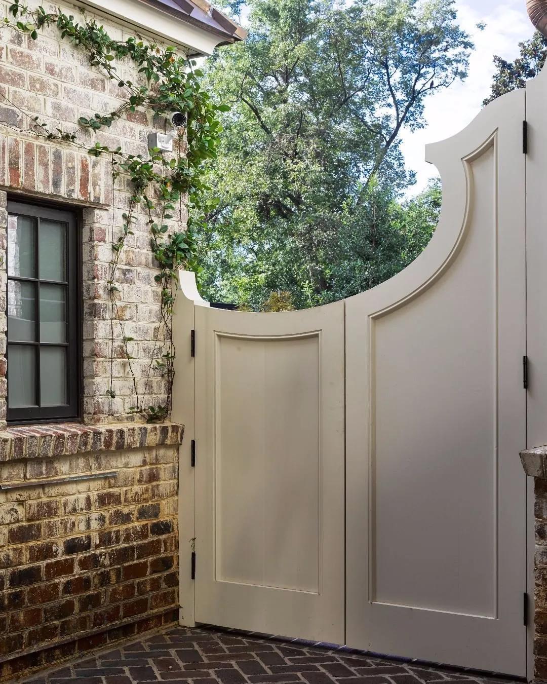 庭院栅栏门锁具,极简庭院栅栏门