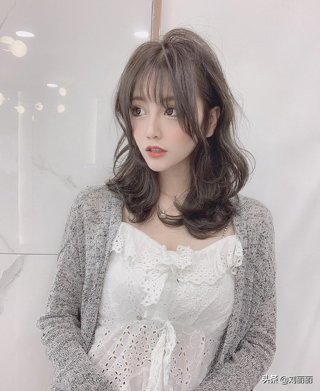 减龄锁骨发可扎可散的发型初恋头,锁骨发2023爆款洋气