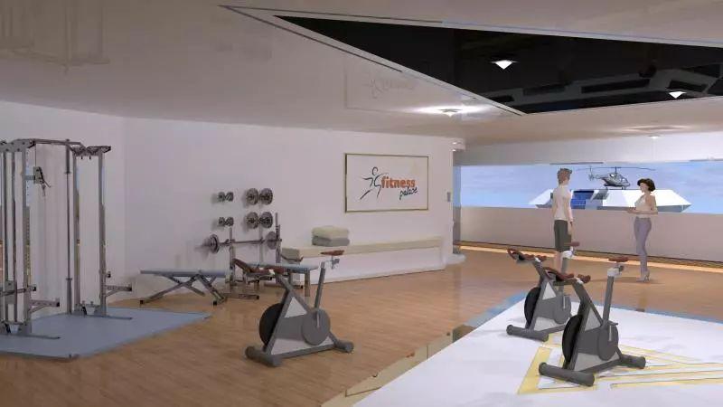 他在海上，建了一栋水上“金字塔”，里面有豪宅，还有飞碟