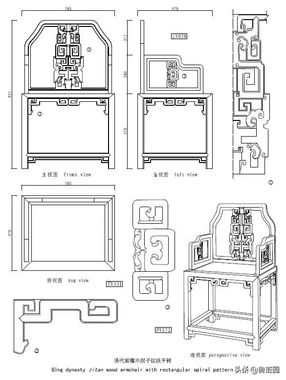 明清家具全套设计图,明清家具图纸