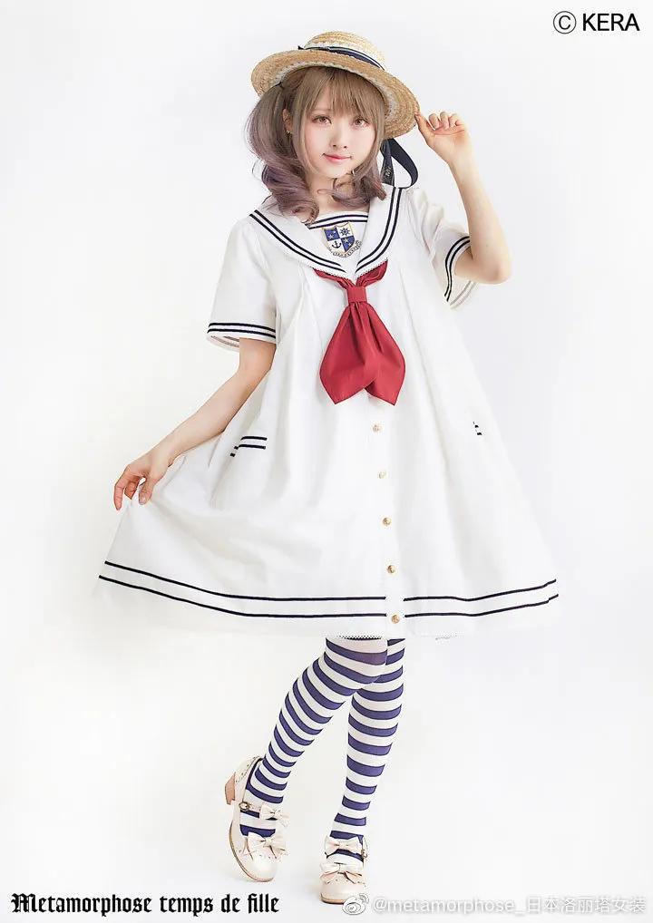 海军风lolita正版,lolita海军风穿搭