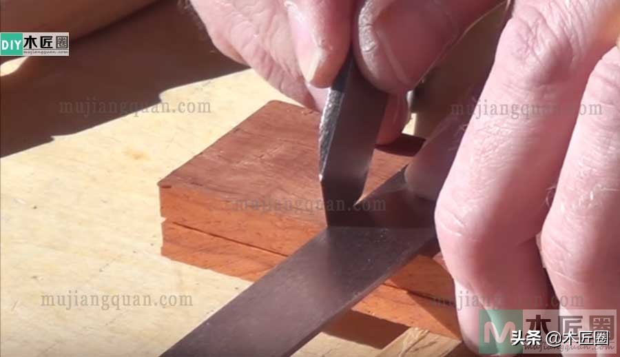 做燕尾榫古代手工,传统燕尾榫划线技巧