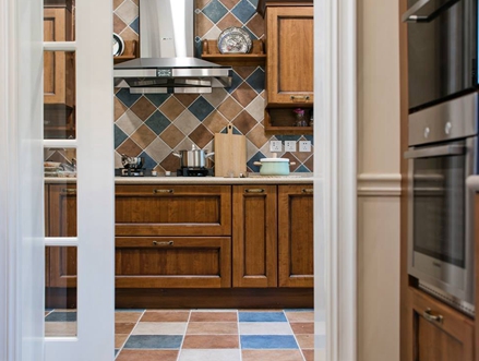 中式装修的厨房设计,中式装修的最美厨房设计效果图