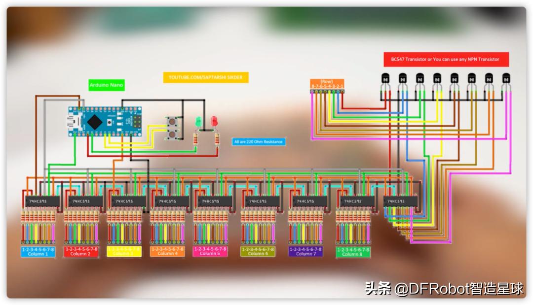 自制200000流明led灯,光立方的制作原理图