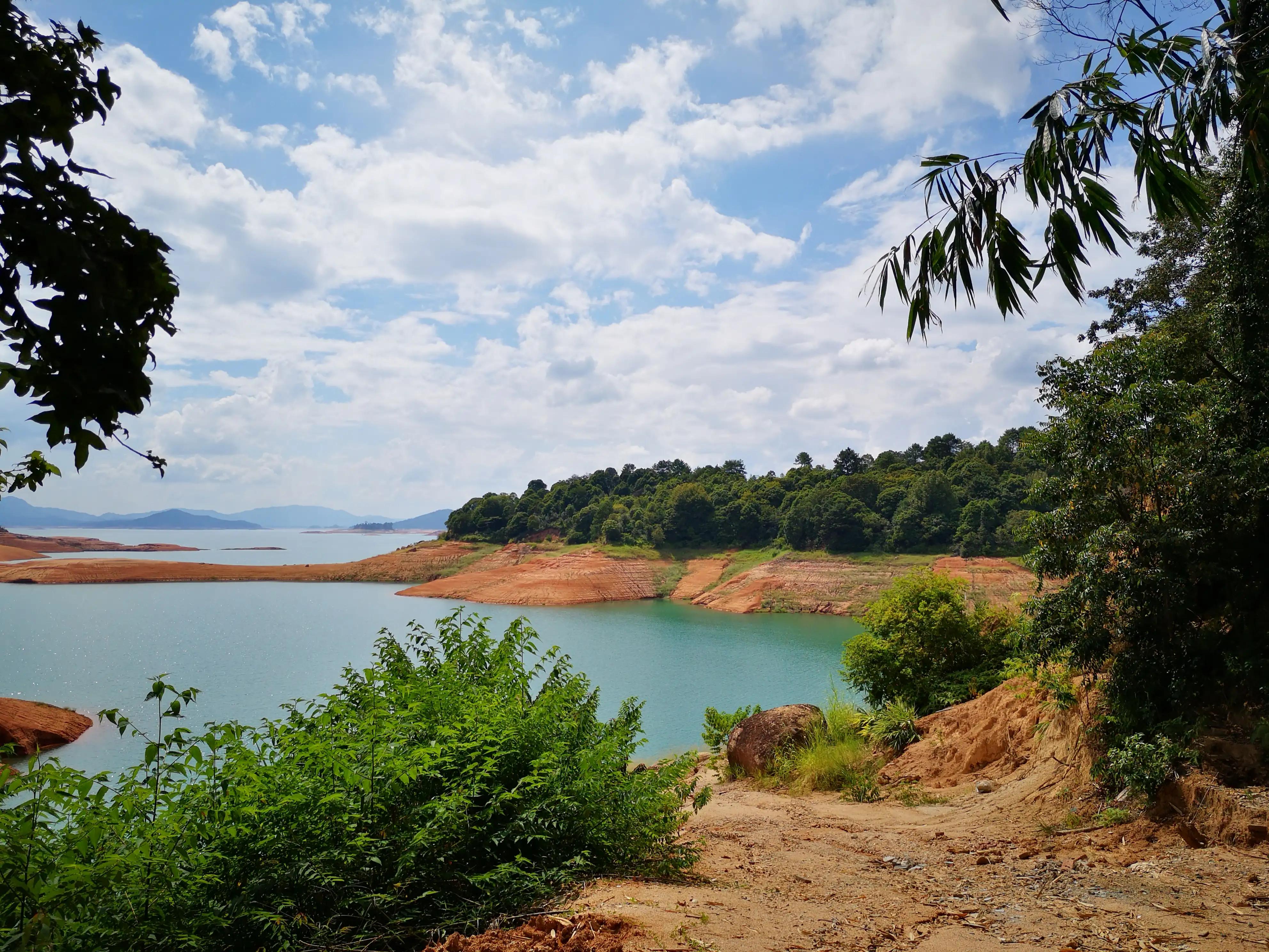 河源万绿湖漂流和桂山漂流,河源万绿谷空中漂流二日自由行