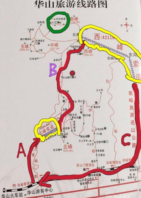 登华山攻略爬华山的几条路线,登华山攻略爬华山的最佳路线