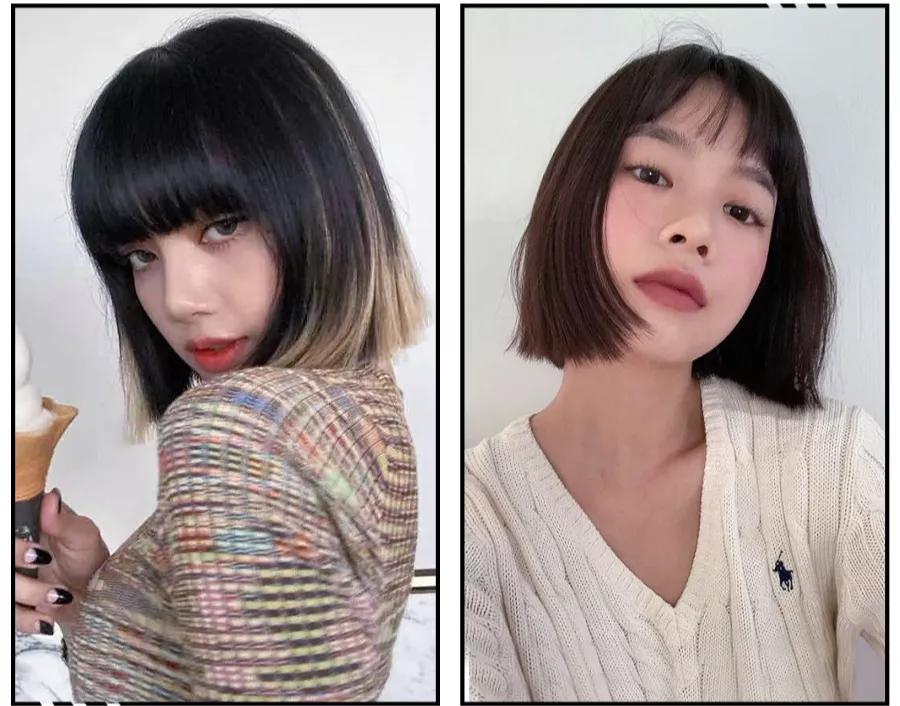 一剪短发就后悔,短发一刀切刘海翻车