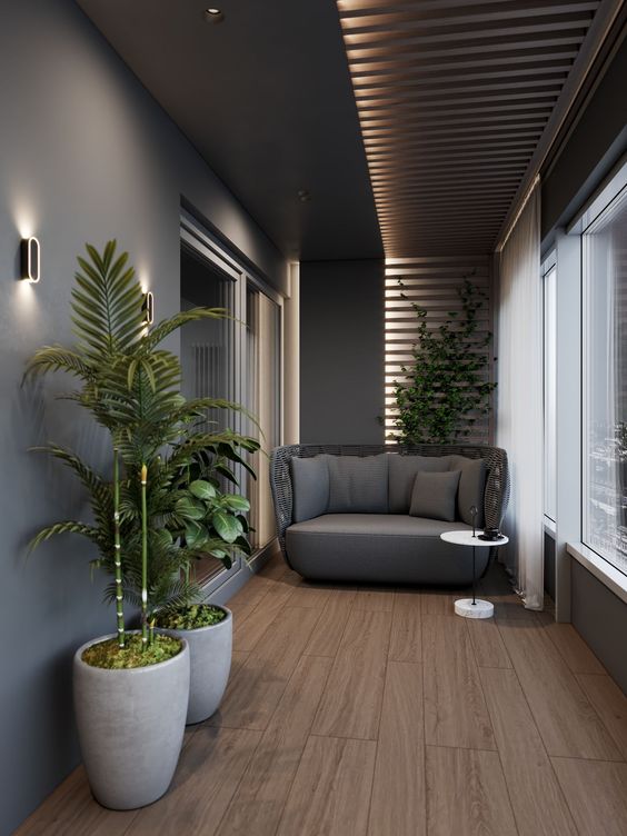 阳台不封又防盗效果图,有防盗窗的阳台怎么打造