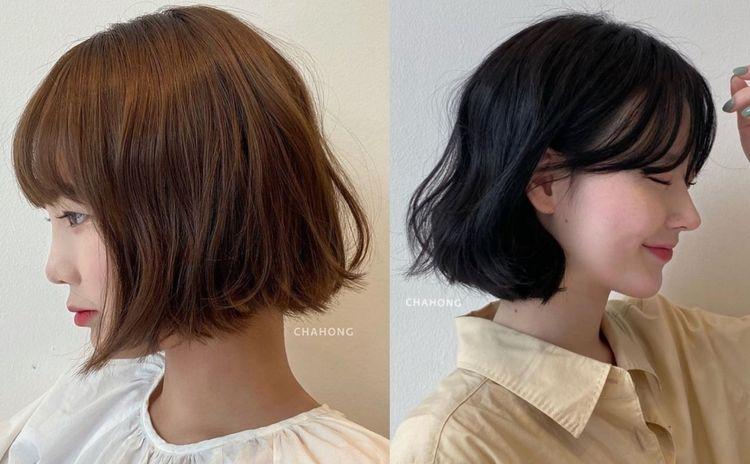 鲍勃头发型图片韩系,不用打理的前刺头发型推荐