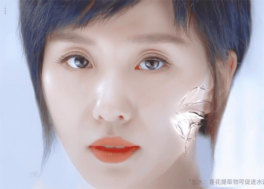 刘诗诗上海参加相宜本草活动图片,刘诗诗相宜本草旗袍