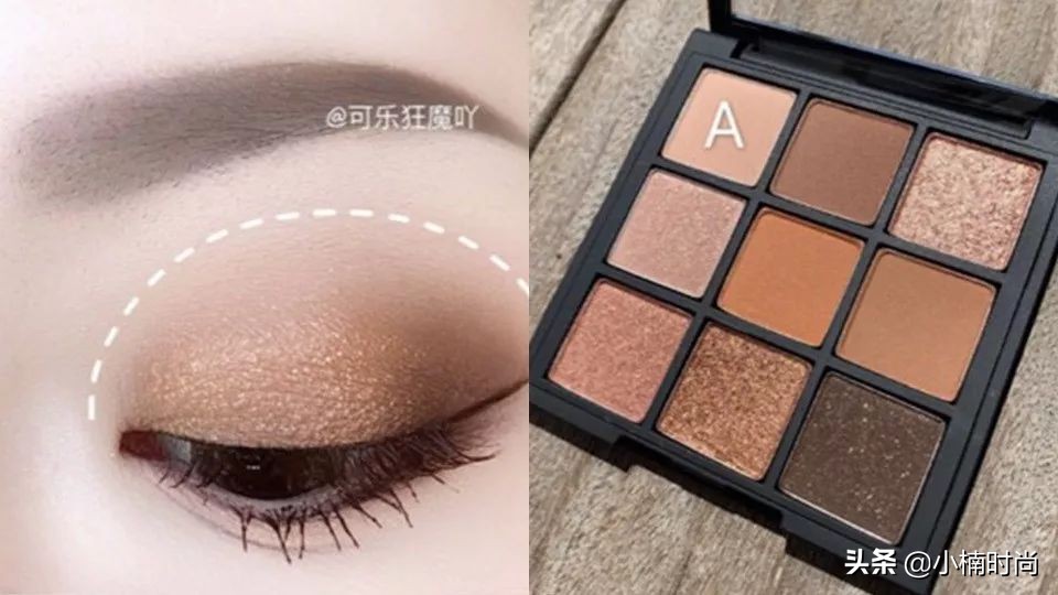 只有六种眼影的眼影盘怎么画眼影,最适合新手画眼影的日常眼影盘