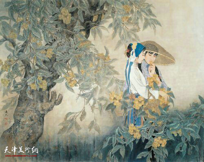 第五届中国当代工笔画大展,工笔人物画展