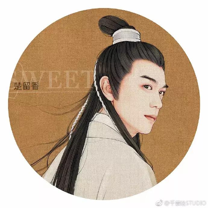 100张绝美古风女手绘简单铅笔,古风6-12岁手绘漫画人物超简单