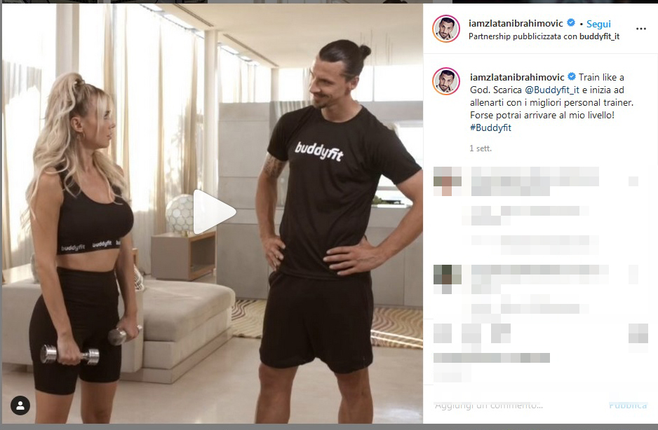 网上亲密互动,线下共进晚餐,伊布与意大利最美足球女主播搭上了?这让长他11岁,生了俩孩子的女友怎么想?