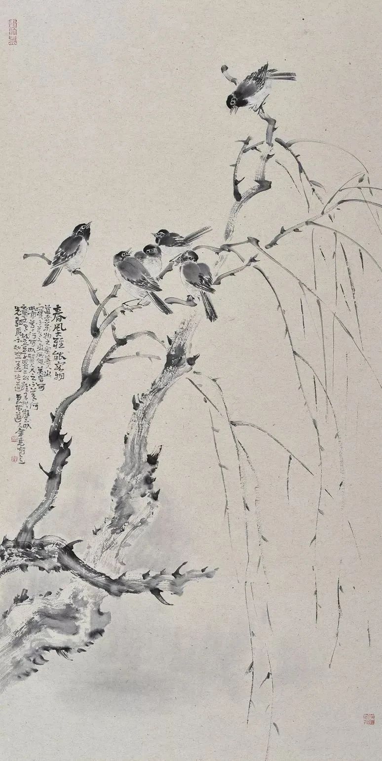 素朴的一花一草、精巧的一鸟一雀