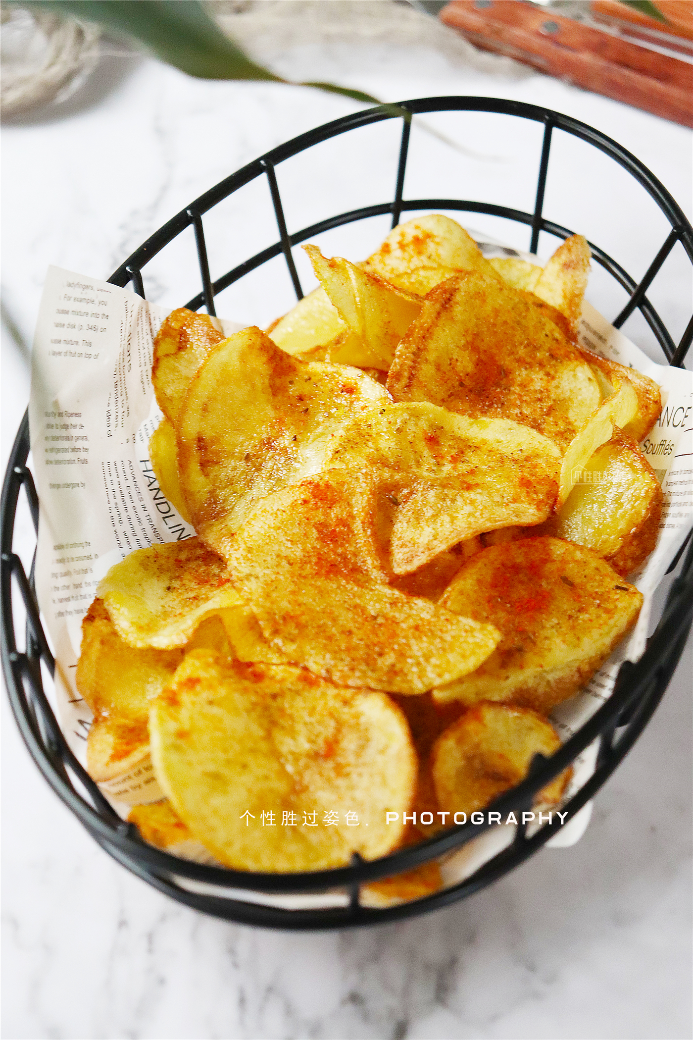 土豆薯片做法非油炸用烤箱,不需要油炸的薯片简单易学