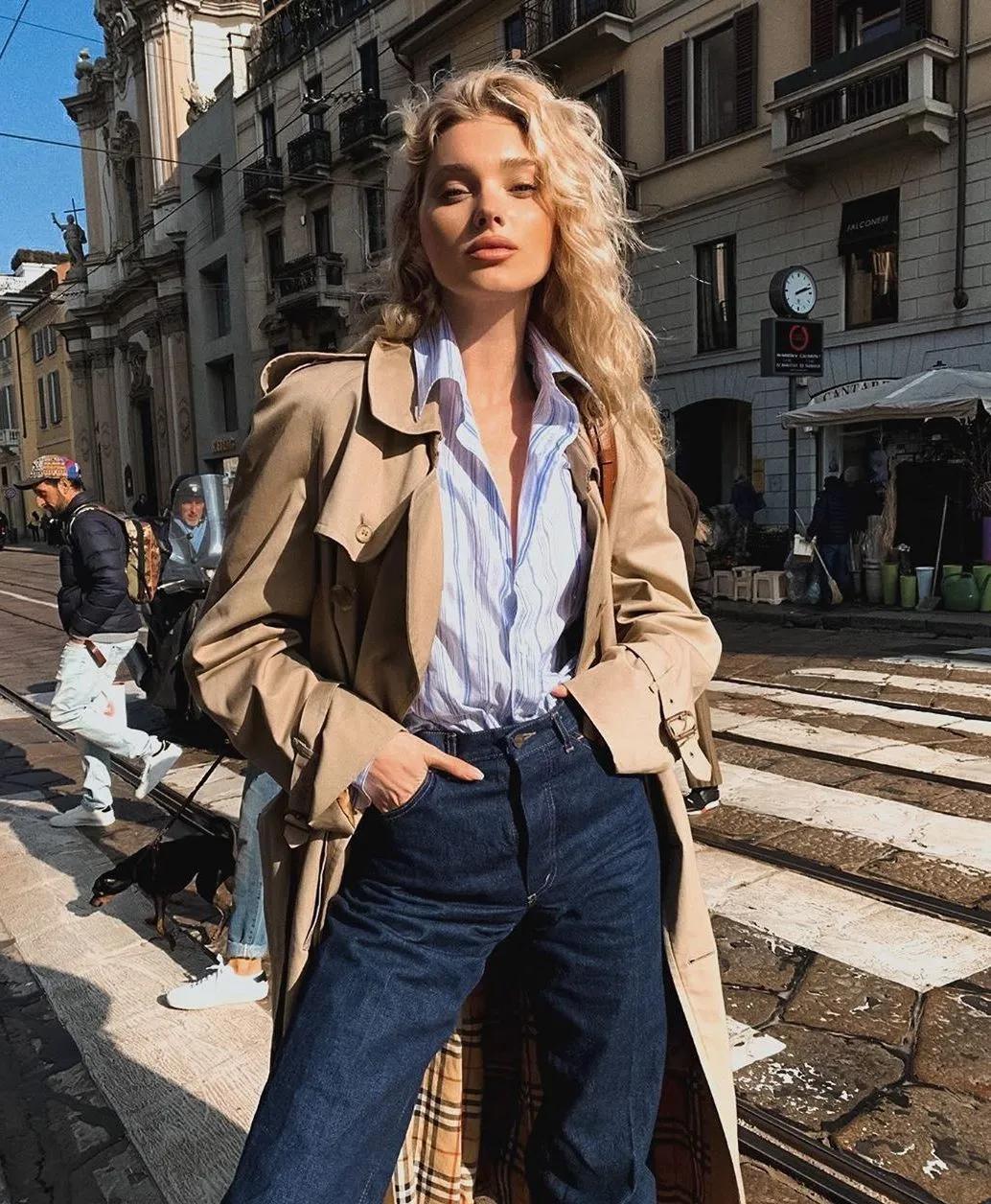 风衣怎么穿才好看简单,新式风衣穿搭技巧