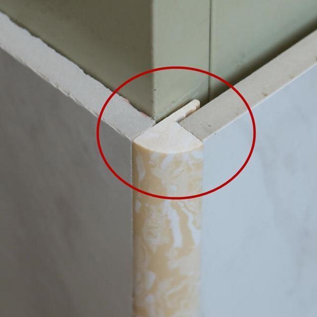 瓷砖阳角倒角效果图,瓷砖没做阳角可以怎么补救