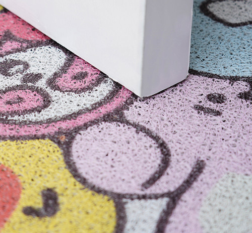 宝斯威网带印花机丝圈地垫印花方案