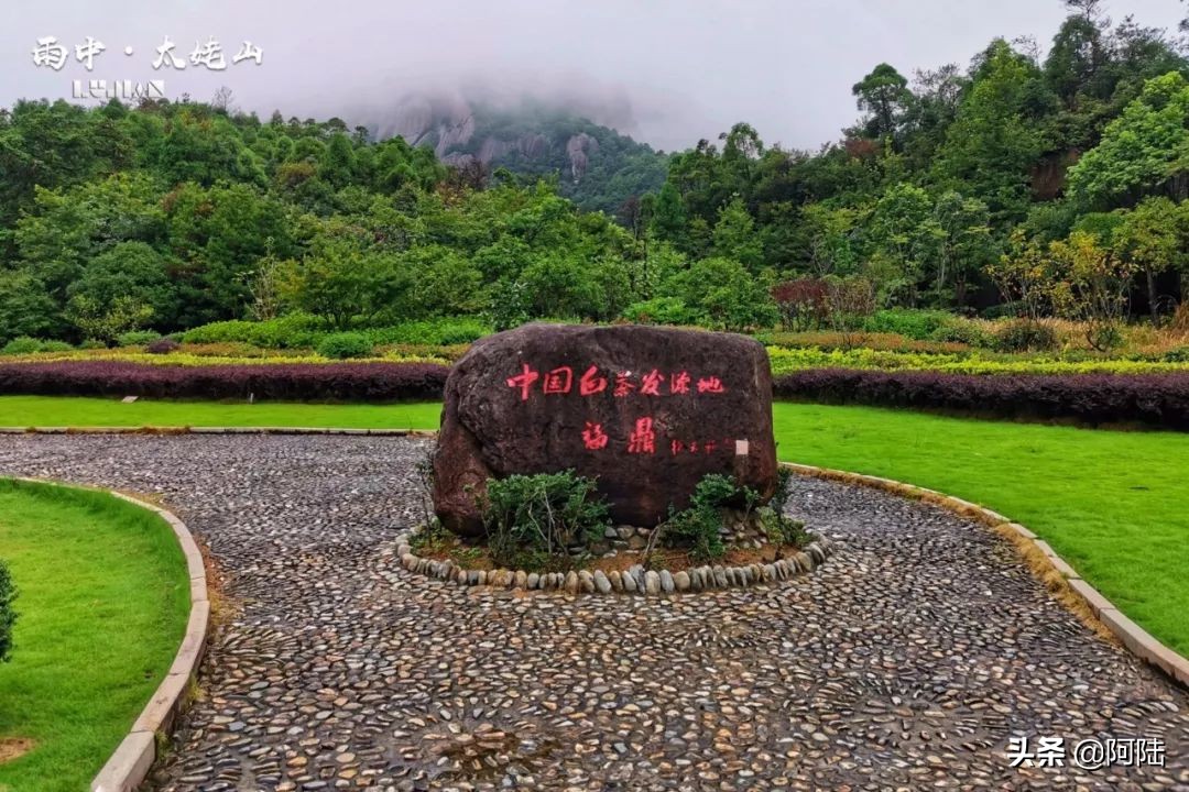 雨中爬太姥山,雨中登太姥山