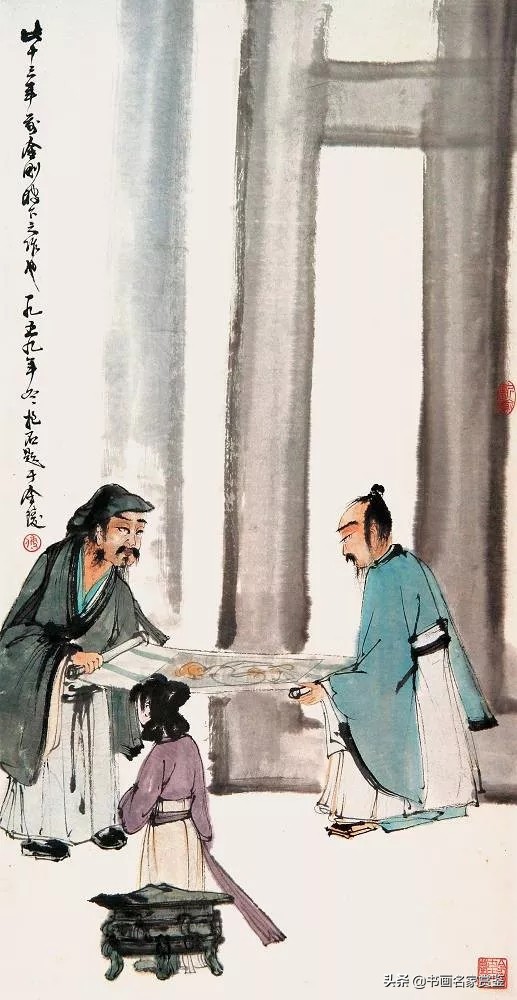 100幅傅抱石作品欣赏,傅抱石人物作品高清大图